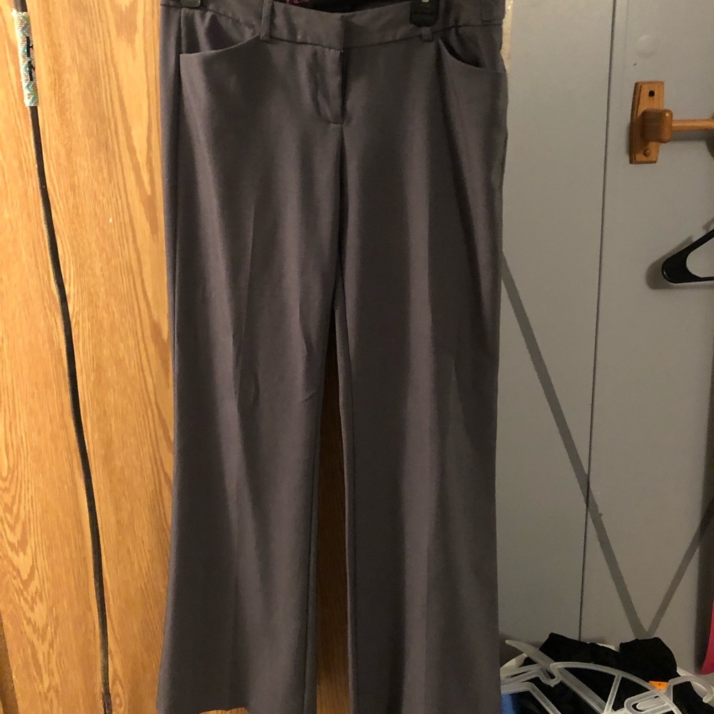 LA Fit. Gray Slacks
